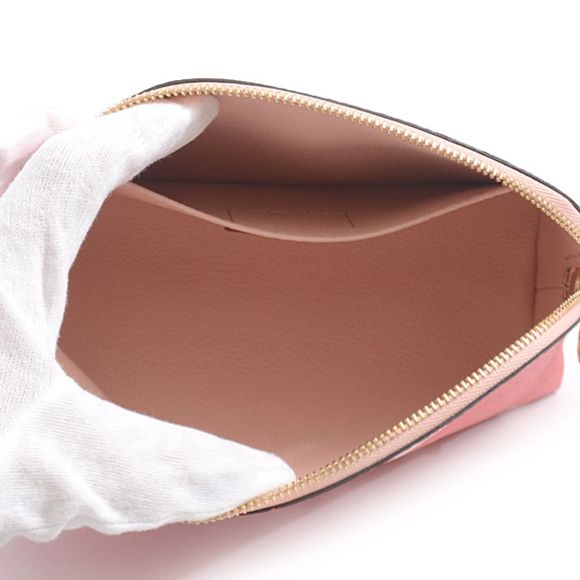 Louis Vuitton Pochette Cosmetic Pouch Monogram Giant Red Pink Handbag - Picture 5 of 6